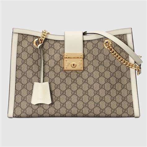 borsa a spalla padlock gucci